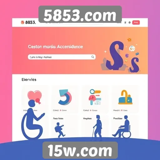 Acessibilidade e compatibilidade do site 5853.com