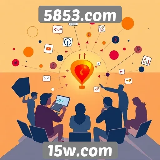 Estratégias de marketing digital adotadas por 5853.com