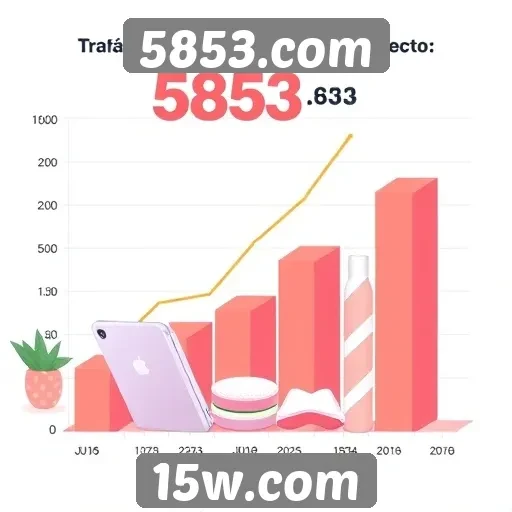 Impacto das promoções sazonais no tráfego do site 5853.com